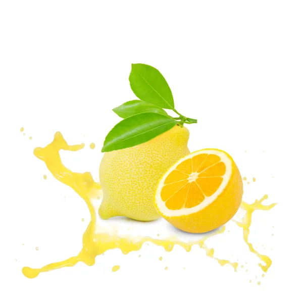 Limon sıçraması — Stok fotoğraf