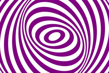 Violet abstract striped background. Optical art. Vector.