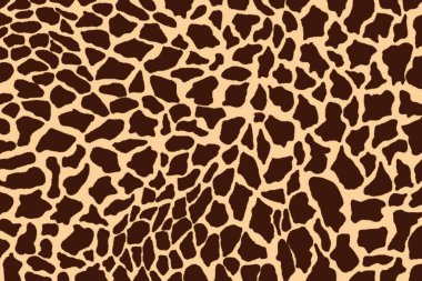 Modern giraffe pattern. Animals background.  Ornament of  skin giraffe. Colorful vector  illustration.