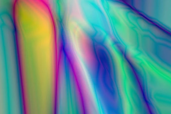 Holographic Rainbow Foil Trendy Background — Foto Stock
