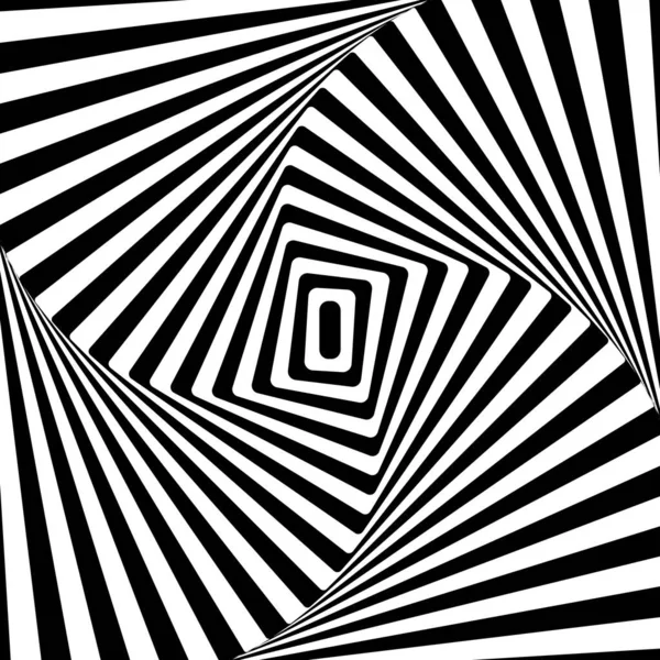 黑色白色抽象条纹背景 光学艺术 — 图库矢量图片