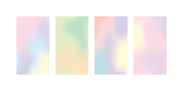 Abstracte Pastel Hellingen Achtergrond Sjabloon Voor Sociale Media Verhalen Vector — Stockvector