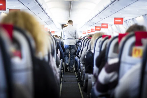 Interior del avión — Foto de Stock