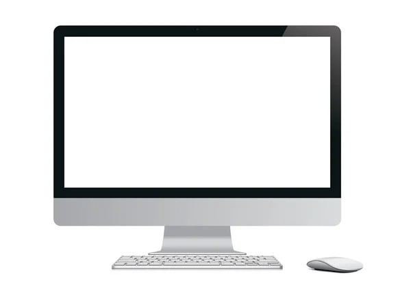 Blank computer — Stock Vector