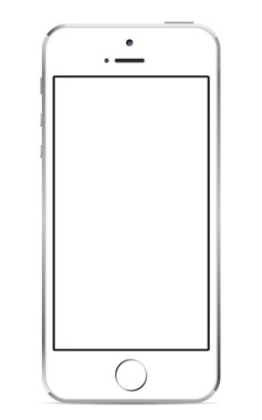 IPhone tarzı beyaz