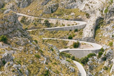 Sa Calobra, Mallorca 'ya giden yol.