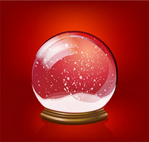 Modelo de bola de vidro — Vetor de Stock