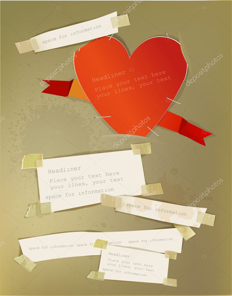 Paper background Valentine concept