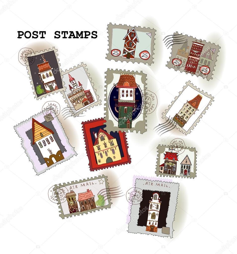 Post stamp collection 