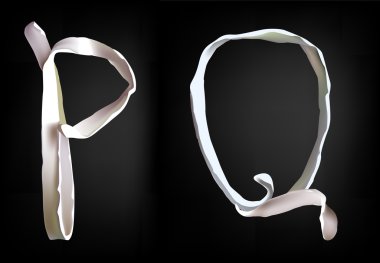 hamuru alfabe ve numaralar koleksiyonunun parçası