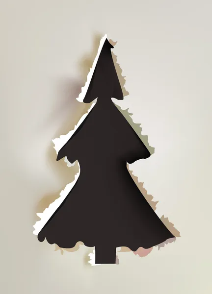 Άρπαξαν με χριστουγεννιάτικο δέντρο φόντο — Διανυσματικό Αρχείο