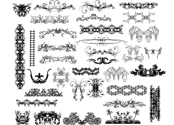 Collection of design elements