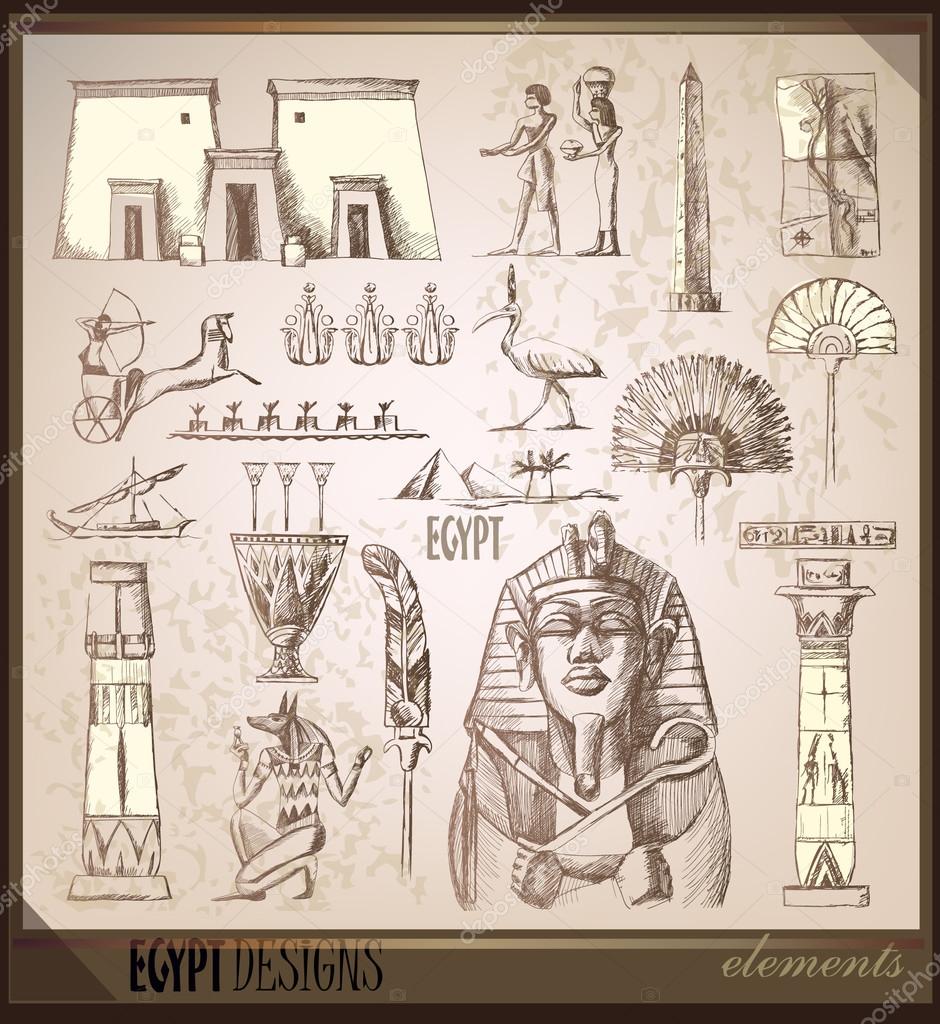 Old Egypt vintage set