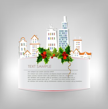holly ile Noel şehir arka plan