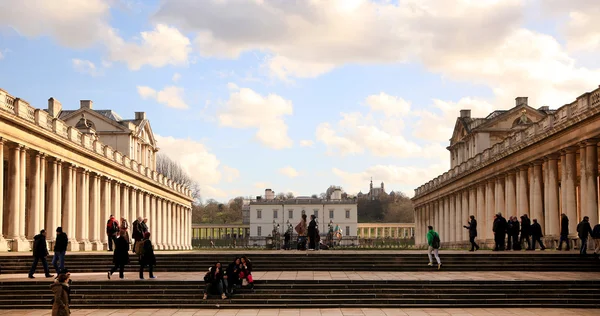 Greenwich Park, Royal Navy College, Queen 's Palace — Fotografia de Stock