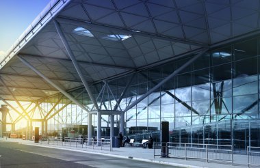 Stansted havaalanı, london, İngiltere - 23 Şubat 2014