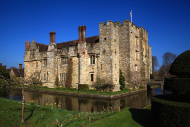 Hever Kalesi ve bahçeleri, kent, İngiltere - 10 Mart 2014: 13. yüzyılda kale tudor malikane ve 250 dönümlük Park.