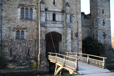 Hever Kalesi ve bahçeleri, kent, İngiltere - 10 Mart 2014: 13. yüzyılda kale tudor malikane ve 250 dönümlük Park.