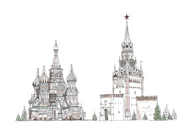 Moscow, Red square Sketch collection