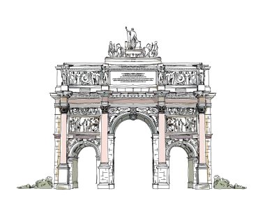 Paris, koleksiyon, triumph arch kroki