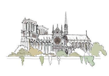 koleksiyon, notre dame Paris, eskiz,