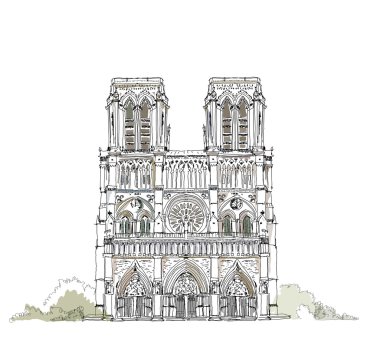 koleksiyon, notre dame Paris, eskiz