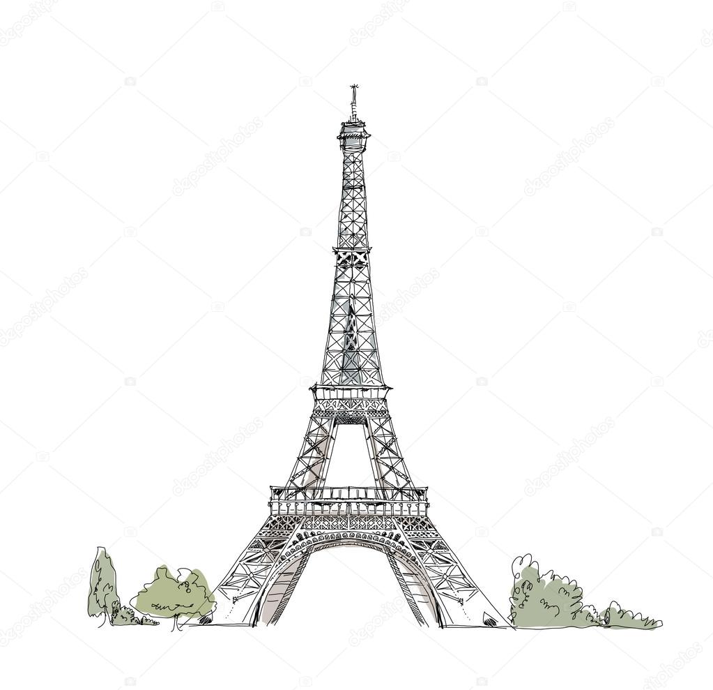 Paris,  sketch collection, Eiffel Tower