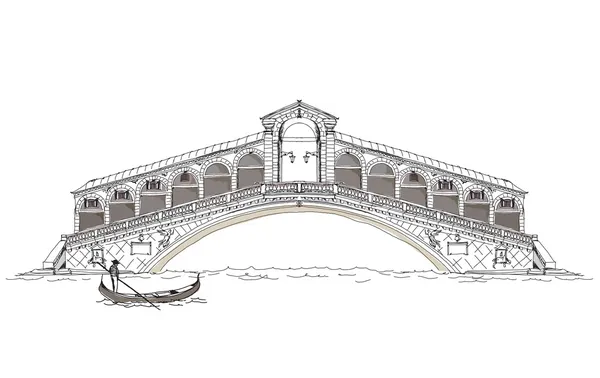 Venedik illüstrasyon, köprü tüm sevgili, robot resim koleksiyonu