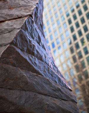 London, İngiltere - canary wharf, Londra'nın en büyük ticaret bölgesinin 22 Mart 2014 modern Cam binalar