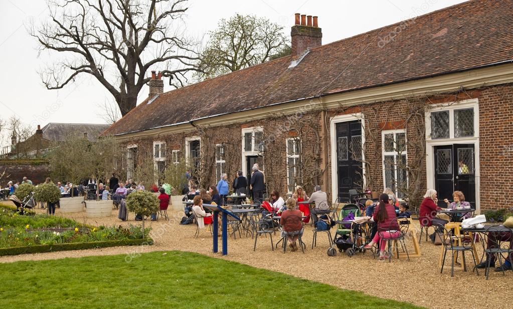 LONDON, RICHMOND UK APRIL 05, 2014 Richmond duke house, 17th century mansion with park, one of