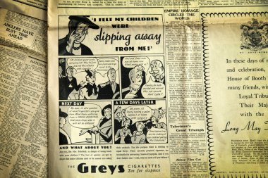 Vintage gazete arka plan
