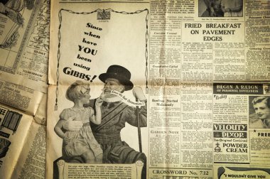 Vintage gazete arka plan