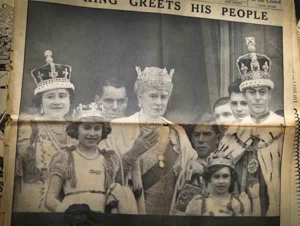 Fondo de periódico Vintage — Foto de Stock