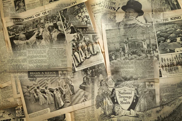 Vintage newspaper background — Stock Photo, Image