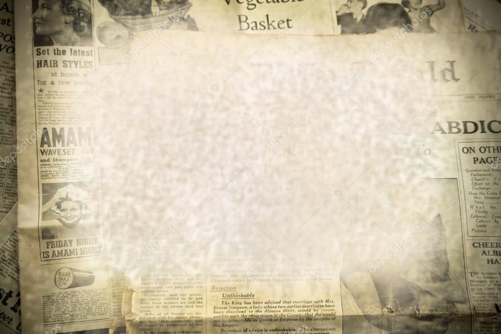 Vintage Newspaper Background Stock Photo By C Irstone 4909