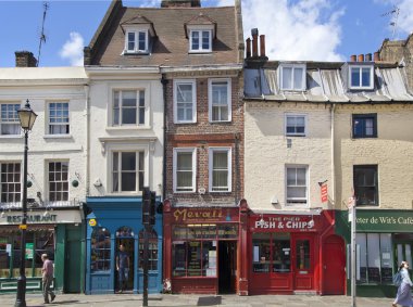 London, İngiltere - 17 Haziran 2014: Greenwich eski sokak