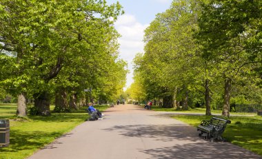 Londra İngiltere'de - june15, 2014: greenwich, Londra güneyindeki eski İngiliz park
