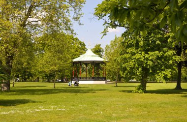 Londra İngiltere'de - june15, 2014: greenwich, Londra güneyindeki eski İngiliz park