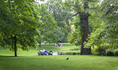 Londra İngiltere'de - june15, 2014: greenwich, Londra güneyindeki eski İngiliz park