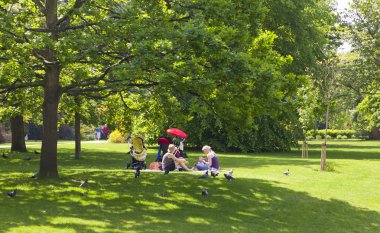 Londra İngiltere'de - june15, 2014: greenwich, Londra güneyindeki eski İngiliz park