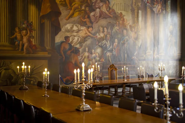 LONDRES, Reino Unido - 15 de mayo de 2014: Salón pintado en Londres donde Nelson yacía en el estado después de su muerte en la Batalla de Trafalgar . — Foto de Stock