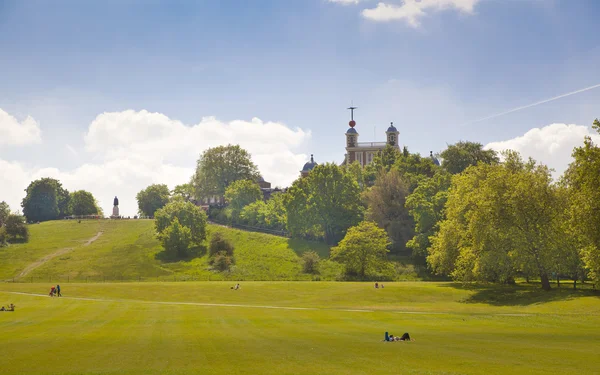 London uk - june15, 2014: greenwich, gammal engelsk park söder om london — Stockfoto