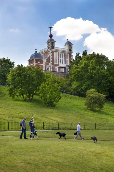 London uk - june15, 2014: greenwich, gammal engelsk park söder om london — Stockfoto