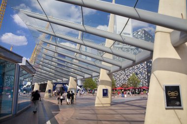 London, İngiltere - 18 Nisan 2014 o2 arena, sinema girişinde Salonu