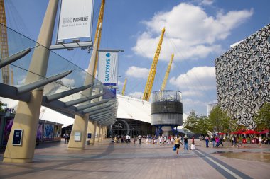 London, İngiltere - 18 Nisan 2014 o2 arena, sinema girişinde Salonu