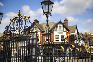 London, İngiltere - 17 Haziran 2014: greenwich, eski sokak görünümü