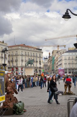 Madrid, İspanya - 28 Nisan 2014: madrid, şehir merkezi