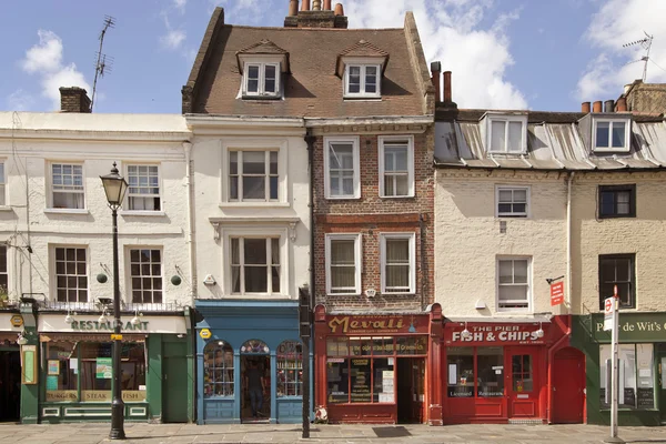 London, Verenigd Koninkrijk - 17 juni 2014: greenwich, oude straatmening — Stockfoto