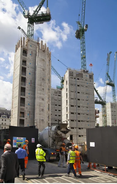 LONDRES, ROYAUME-UNI - 30 JUIN 2014 : Nouveau grand développement à la Banque d'Angleterre aria — Photo