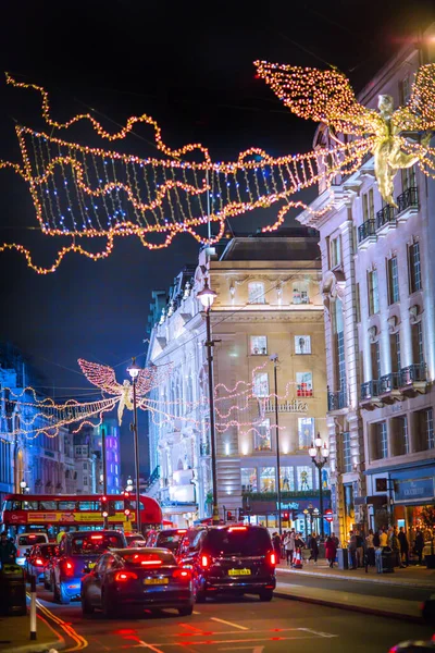 London November 2021 Festliche Dekoration Und Weihnachtsbeleuchtung Der Piccadilly Street — Stockfoto